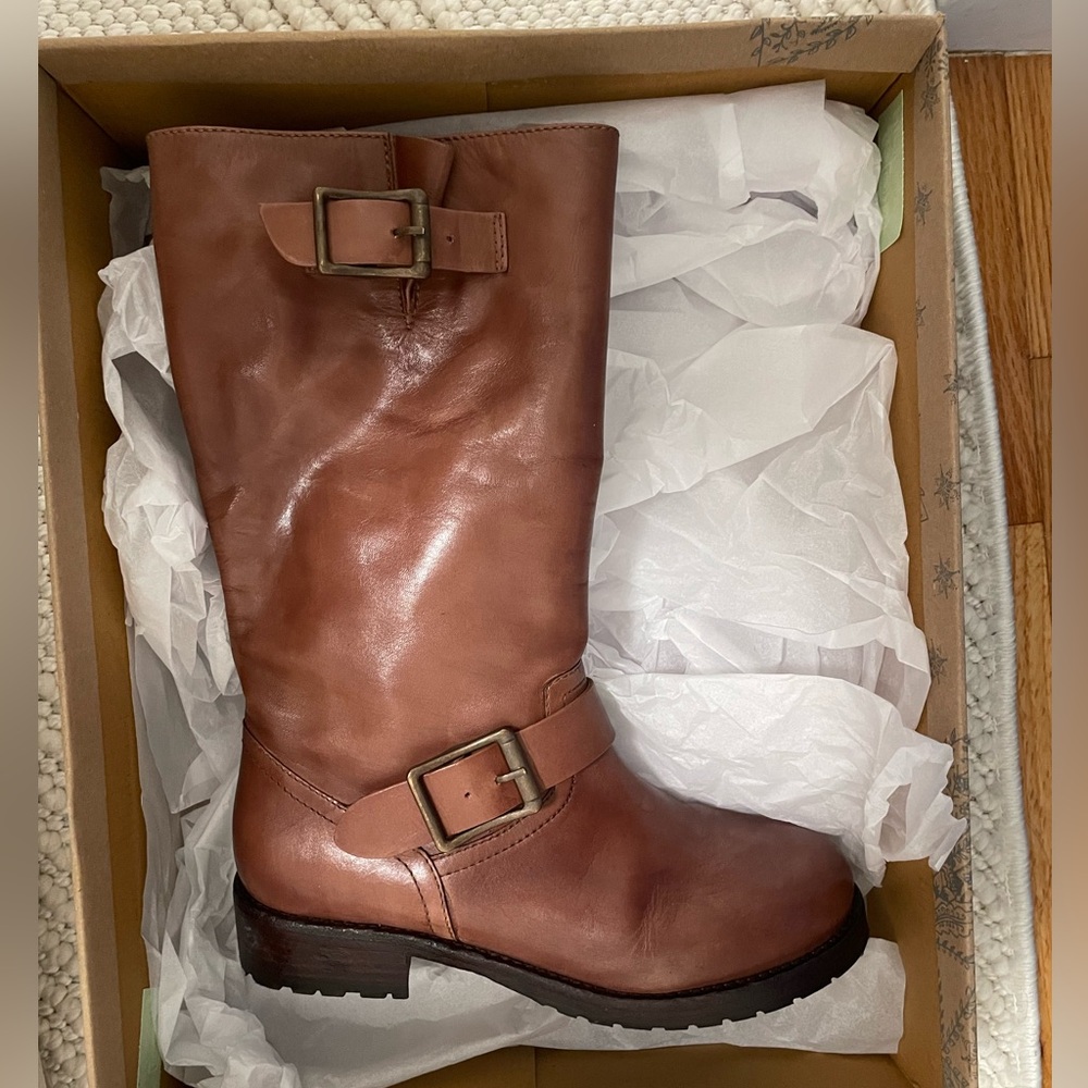Free people brown leather boots - Picture 8 of 8